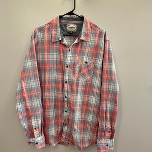 Flag & Anthem Plaid Long Sleeve Shirt XL